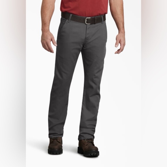 Dickies | Flex Fit Regular Duck Carpenter Pants, Stonewash Gray, Size 34 x 32 - Picture 1 of 12
